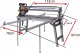 Powermat PRZECINARKA STOŁOWA TARCZOWA DO PŁYTEK GRESU 2300W AUTOMATYCZNA 1200MM 3