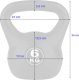 Kettlebell Funfit gumowany 6 kg 4