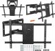 VETOUSON 100kg Uchwyt do Telewizora 50-120 cali VX-502 Ultra Mocny Wieszak TV Uniwersalny 15