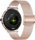 Smartwatch Giewont Smartwatch Damski Veltori VT320-1 Złota Bransoleta + Różowy Pasek Silikonowy 6