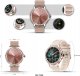 Smartwatch Giewont Smartwatch Damski Veltori VT320-1 Złota Bransoleta + Różowy Pasek Silikonowy 8