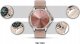 Smartwatch Giewont Smartwatch Damski Veltori VT320-1 Złota Bransoleta + Różowy Pasek Silikonowy 9