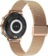 Smartwatch Giewont Smartwatch Damski Veltori VT310-1 Złota Bransoleta + Różowy Pasek Silikonowy 5