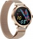Smartwatch Giewont Smartwatch Damski Veltori VT340-1 Złota Bransoleta + Różowy Pasek Silikonowy 3