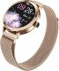 Smartwatch Giewont Smartwatch Damski Veltori VT340-1 Złota Bransoleta + Różowy Pasek Silikonowy 4