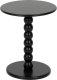 vidaXL Stolik kawowy, pomocniczy MDF czarny 38 cm 1