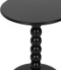 vidaXL Stolik kawowy, pomocniczy MDF czarny 38 cm 2