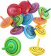 LeanToys Mini Bączek Kolorowy Drewninany Zabawka Zręcznościowa 4cm LEAN Toys 2