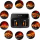 FRYTKOWNICA DWUKOMOROWA BEZTŁUSZCZOWA AIRFRYER Eldom FR210 DUŻA PODWÓJNA 9L 5