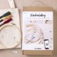 Voyageur Press DIY Kit creativ company Starter Craft Set Embroidery Flower - perfect complete set for beginners to 8