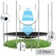 Trampolina ogrodowa Neo-Sport Trampolina ogrodowa 12ft/374cm z siatką zewnętrzną i drabinką 7