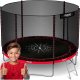 Trampolina ogrodowa Neo-Sport Trampolina ogrodowa 8ft/252cm z siatką zewnętrzną i drabinką 1