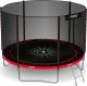 Trampolina ogrodowa Neo-Sport Trampolina ogrodowa 8ft/252cm z siatką zewnętrzną i drabinką 10