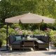 Plonos Parasol ogrodowy składany 6 segmentowy 350 cm z pokrowcem PL-880 11