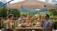 Plonos Parasol ogrodowy składany 6 segmentowy 350 cm z pokrowcem PL-880 9