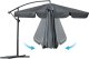 Plonos Parasol ogrodowy składany 6 segmentowy 350 cm z pokrowcem PL-880 5