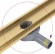 REA-G2703 / REA / NEOX PRO / ODWODNIENIE LINIOWE 800  ZŁOTY SZCZOTKOWANY / 5
