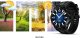 Smartwatch Giewont Smartwatch Veltori VT150-1 Czarny Pasek Silikonowy + Czarna Bransoleta 20