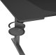 Biurko GENESIS Holm Modular 140 Czarne 140 cmx75 cm 12