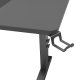 Biurko GENESIS Holm Modular 140 Czarne 140 cmx75 cm 17