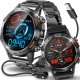 Smartwatch JG Smart SMARTWATCH ZEGAREK MĘSKI MENU PL ROZMOWY SMART WATCH WODOODPORNY + GRATIS 1