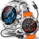 Smartwatch JG Smart SMARTWATCH ZEGAREK MĘSKI MENU PL ROZMOWY SMART WATCH WODOODPORNY + GRATIS 2