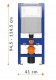 Stelaż Cersanit AQUA 40 PNEU QF LOW 6
