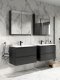 Cersanit SET B887 MODUO SLIM 60 ANTRACYT ZM(S. FSC MIX70% SGSCH-COC-007574+UWIR 3