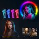 Neewer Lampa LED 20W RGB Klatka GRIP Uchwyt Telefon ISO 1/4 Sterowanie Bluetooth / A111 5