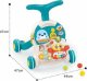LeanToys Chodzik, Pchacz, Stolik Edukacyjny 2w1 Koszykówka Niebieski 11
