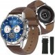 Smartwatch Dexxer SMARTWATCH MĘSKI 2 PASKI DT70 SREBRNY 1
