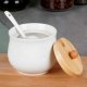 Vilde CUKIERNICA CUKIERNICZKA CERAMICZNA Z ŁYŻECZKĄ BIAŁA 139684 2
