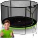 Trampolina ogrodowa Neo-Sport NeoSport Trampolina ogrodowa 10ft/312cm z siatką zewnętrzną i drabinką 1