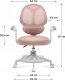 MarkAdler Fotel Obrotowy Krzesło Dla Dzieci Młodzieży Mark Adler Junior 4.5 Pink 3