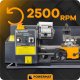 Powermat MINI TOKARKA STOŁOWA DO METALU DREWNA OBRABIARKA 0-2500 obr./min +AKCESORIA 12