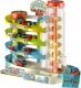 click4TOYS Parking Samochodowy Z Windą Elektryczną Garaż 4 Piętrowy Tor Zjazdowy Autka 12