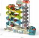 click4TOYS Parking Samochodowy Z Windą Elektryczną Garaż 4 Piętrowy Tor Zjazdowy Autka 4