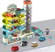 click4TOYS Parking Samochodowy Z Windą Elektryczną Garaż 4 Piętrowy Tor Zjazdowy Autka 6