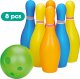 Eddy Toys KRĘGLE OGRODOWE GIGANT WYSOKOŚĆ 19,5CM 8 ELEMENTÓW 3