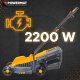 Kosiarka elektryczna Powermat KOSIARKA ELEKTRYCZNA DO TRAWY 2200W NÓŻ 32CM LEKKA DUŻY KOSZ 30L 2