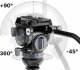 Głowica Ulanzi Profesjonalna Głowica Heavy Duty Video 360 Olejowa 75mm 10kg /  ULANZI / T045 11