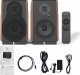 Kolumna Fenda Głośniki półkowe kolumny podstawkowe Laudberg M1 2.0 do telewizora 120W HDMI ARC 8