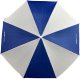 vidaXL PARASOL PLAŻOWO BALKONOWY 160CM BIAŁO NIEBIESKI 1067643 3
