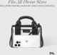 Casemate Case-Mate Micro Tote Bag - Wodoodporna torba na ramię (Midnight Black/Clear) 7