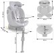 Fotelik samochodowy Nukido Fotelik samochodowy Prestige Line szary 0-36 kg ISOFIX 4