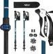 Nils Extreme Kijki trekkingowe Nils Aluminiowe TK8601 regulowane 65-135cm 1