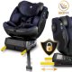 Fotelik samochodowy Nukido Fotelik samochodowy Aero Line czarno-granatowy 0-36 kg ISOFIX 14