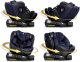 Fotelik samochodowy Nukido Fotelik samochodowy Aero Line czarno-granatowy 0-36 kg ISOFIX 3