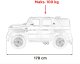 Costway Pojazd Mercedes Benz MAYBACH G650 STRONG Niebieski 21