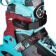 Rolki Nils Extreme NA13810 rekreacyjne regulowane turkusowe r. 31-34 4